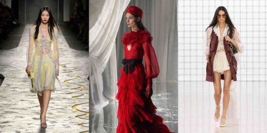 Soldan Sağa: Versace, Valentino, Chloé