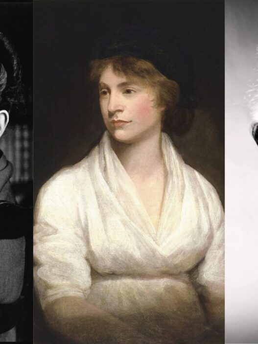 Sırasıyla: Simone de Beauvoir, Mary Wollstonecraft, Sylvia Plath