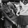 Mary Quant, model ile.